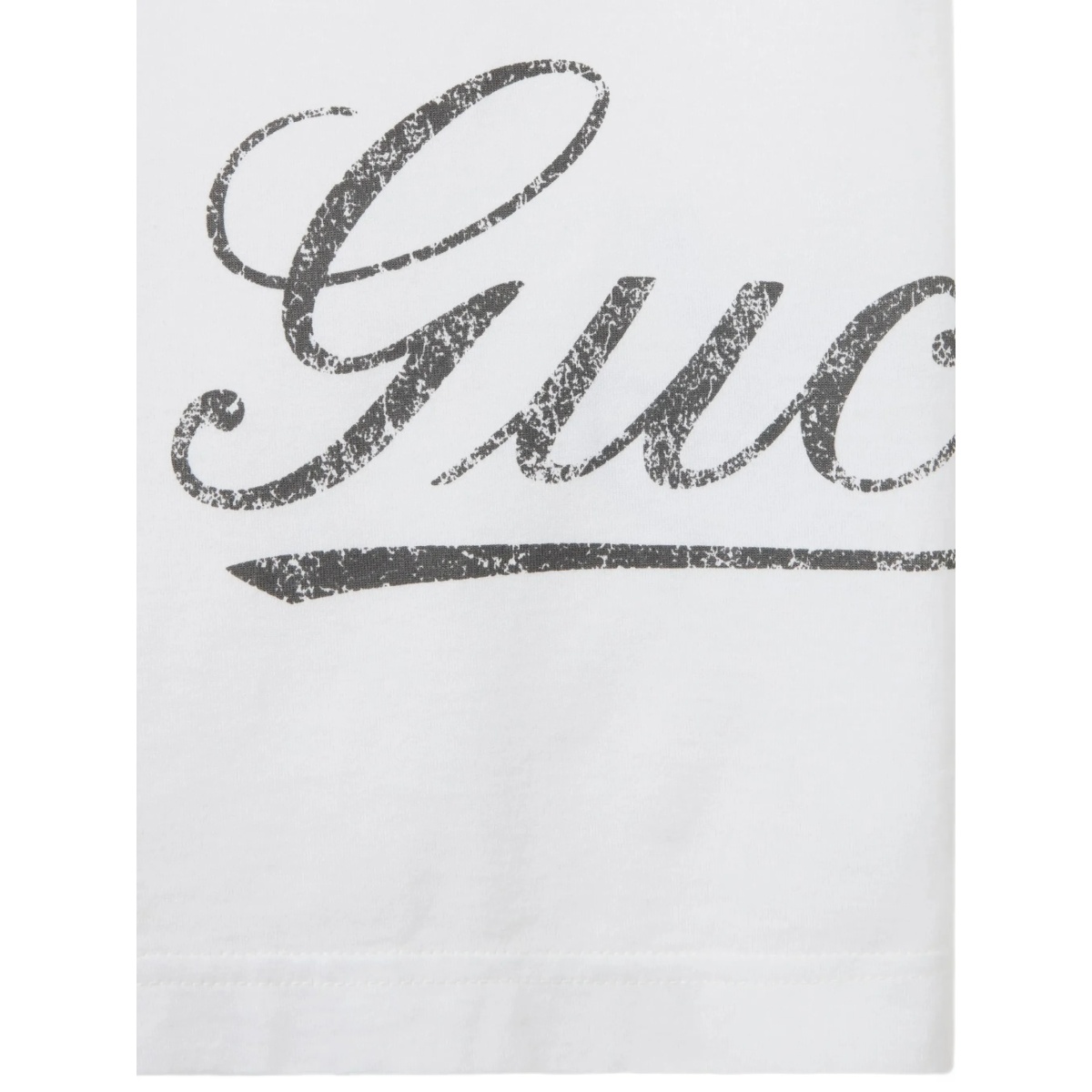 logo lettering ribbed T-shirt - Img 3