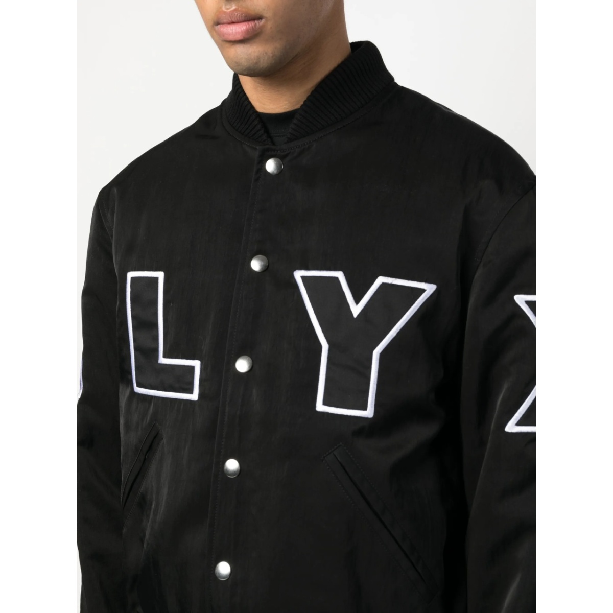 logo-patch bomber jacket - Img 5