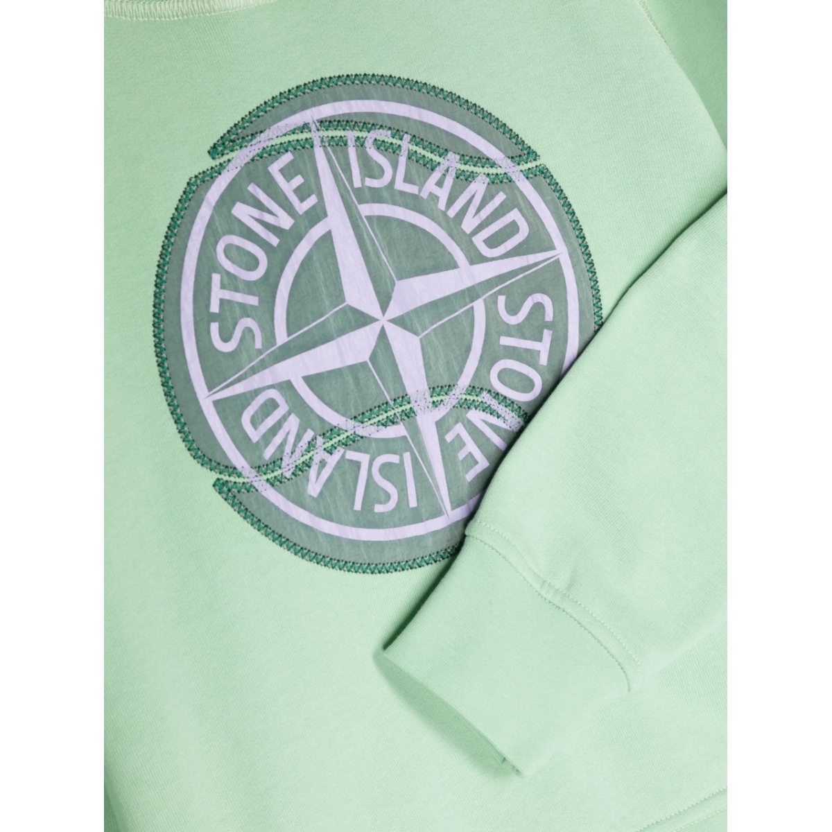 logo-patch cotton hoodie - Img 3