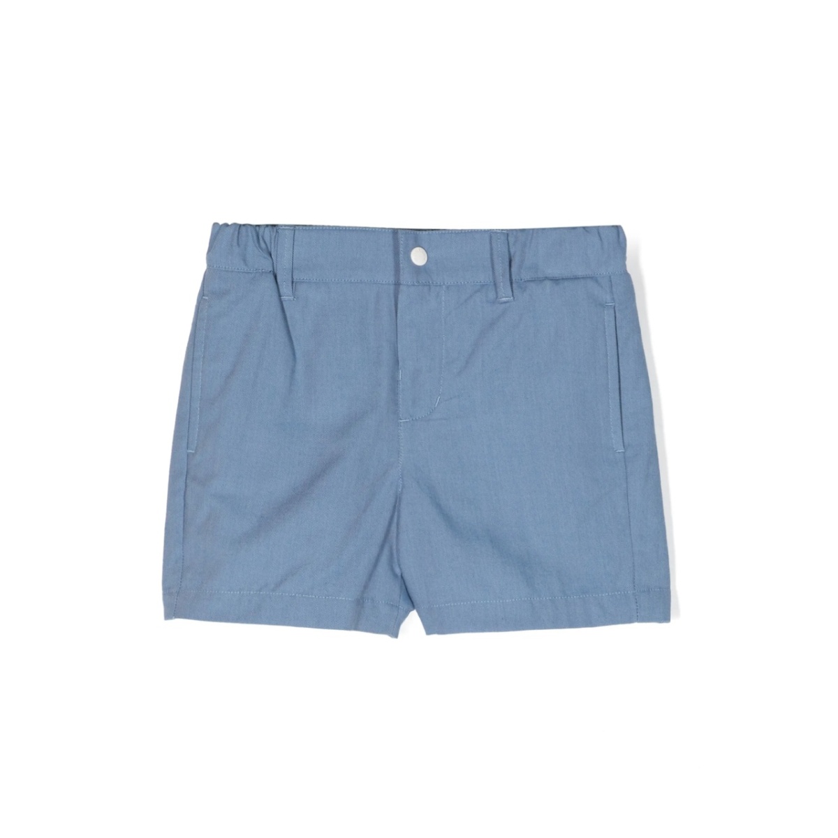 logo-patch cotton shorts