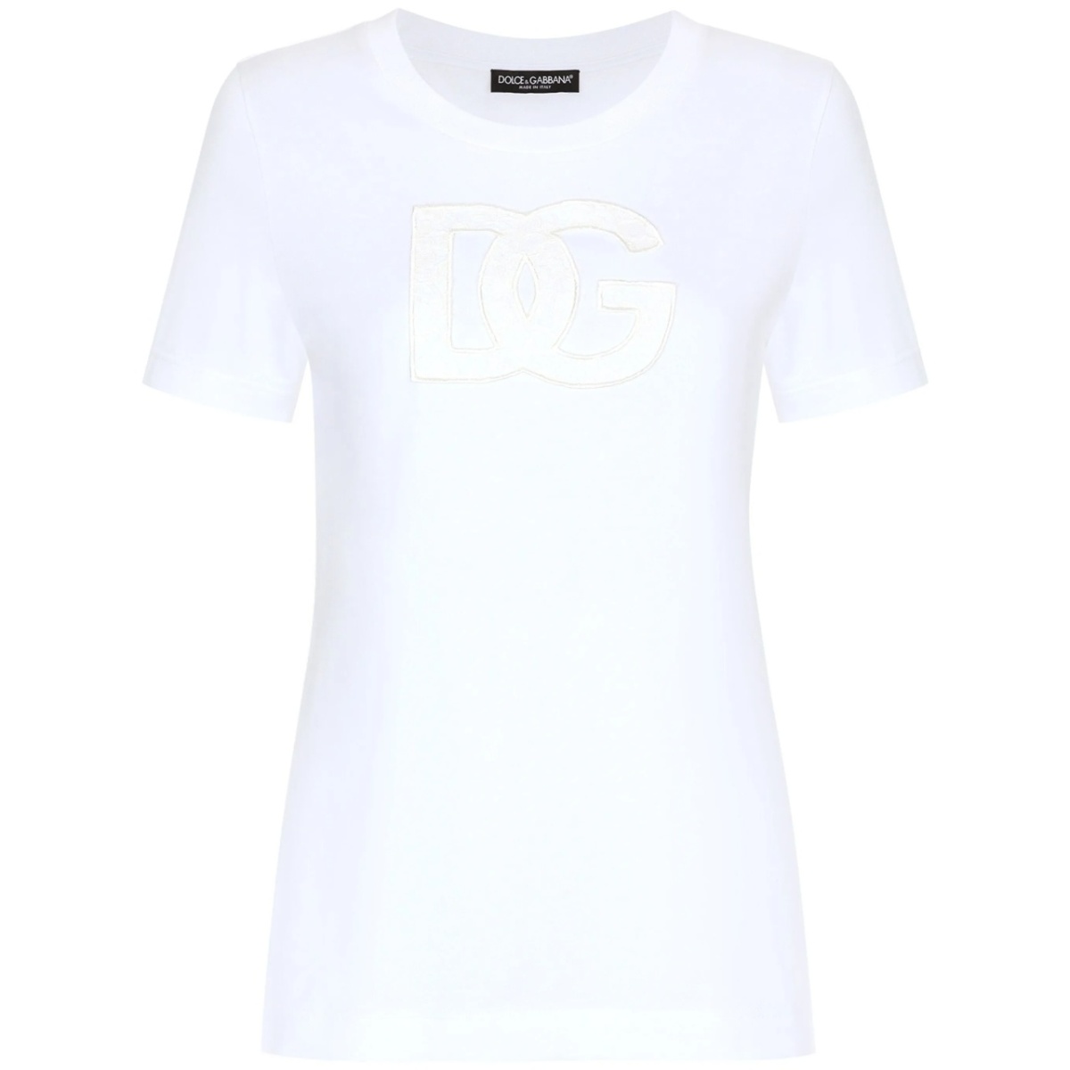 logo-patch cotton T-shirt