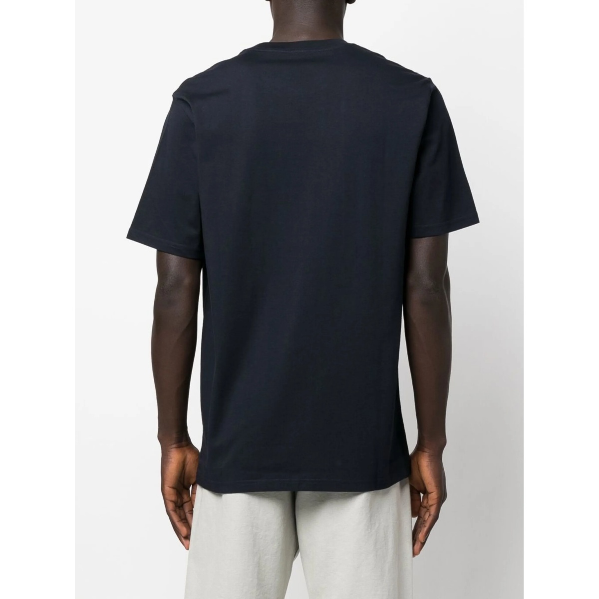 logo-patch cotton T-shirt - Img 4