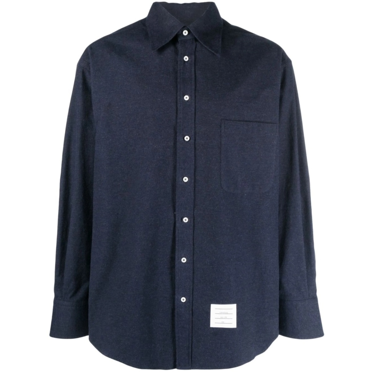 logo-patch detail shirt