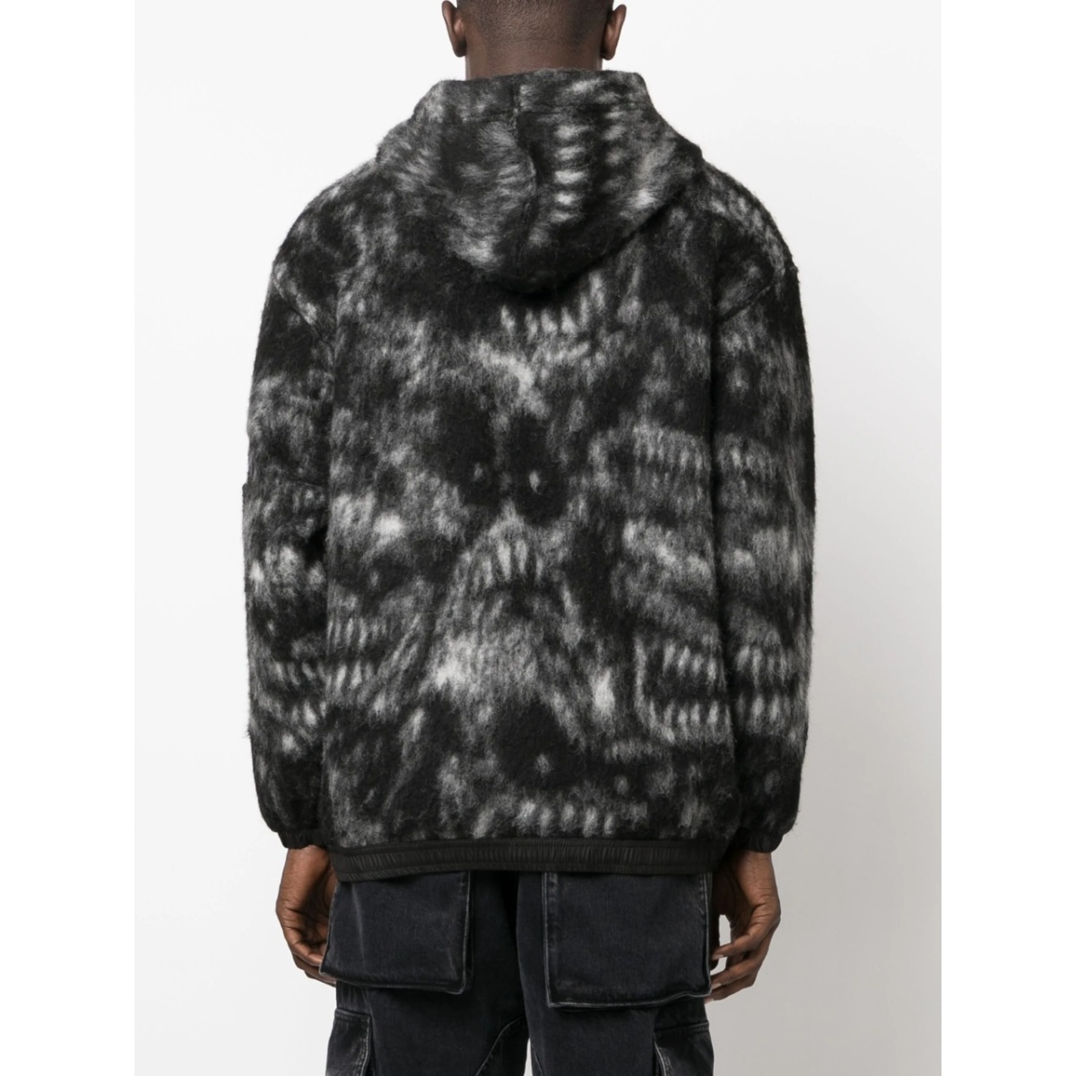 logo-patch drawstring hoodie - Img 4