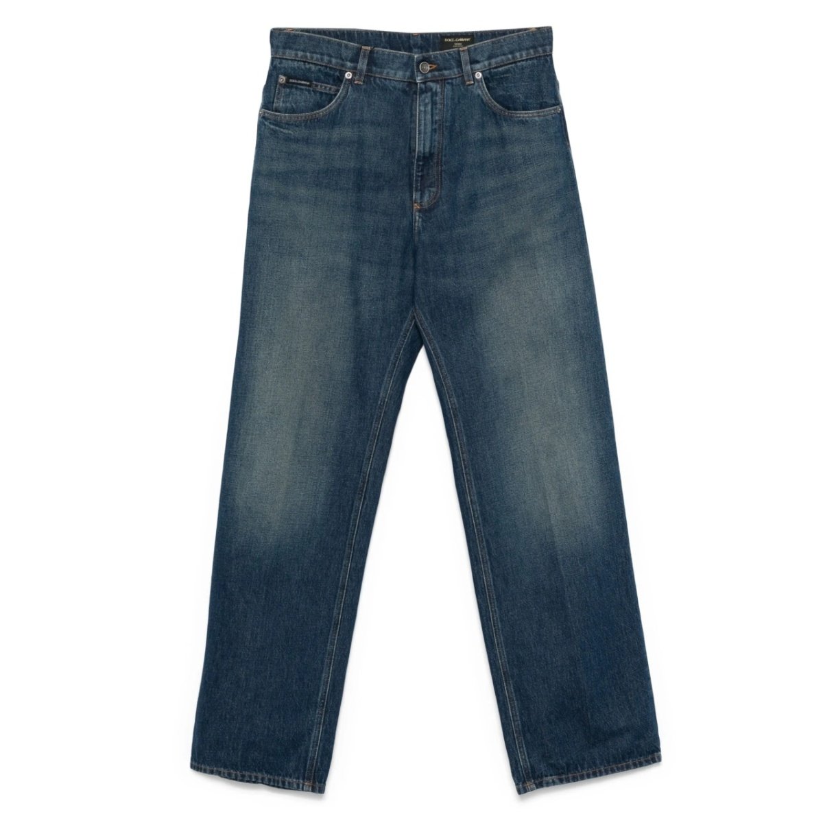 logo-patch jeans