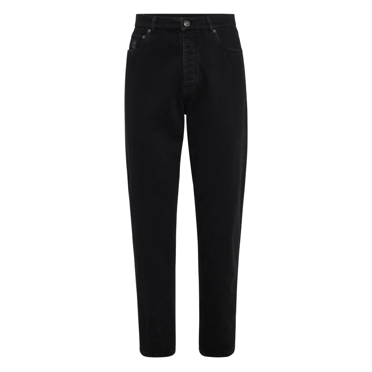 logo-patch jeans