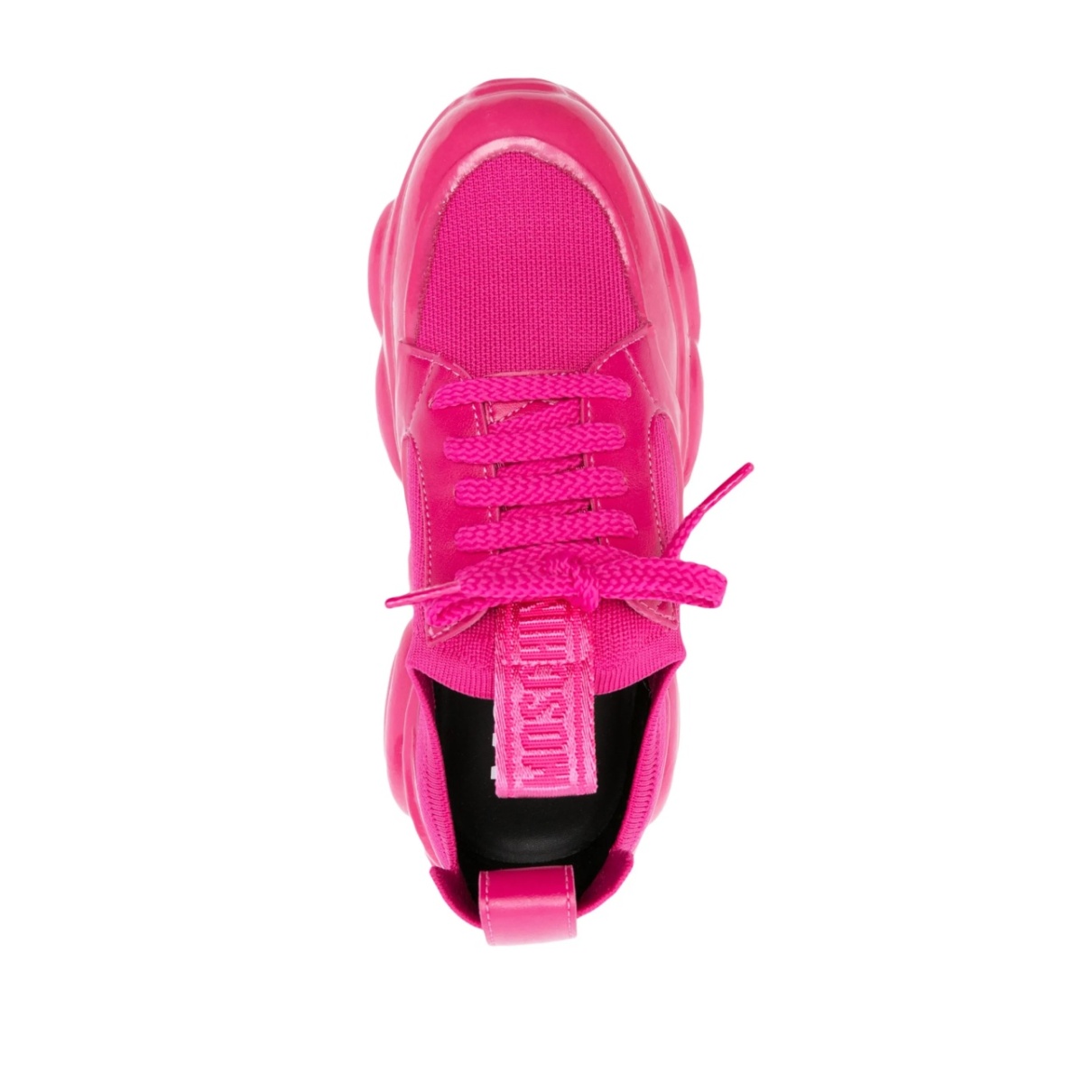 logo-patch leather sneakers - Img 4