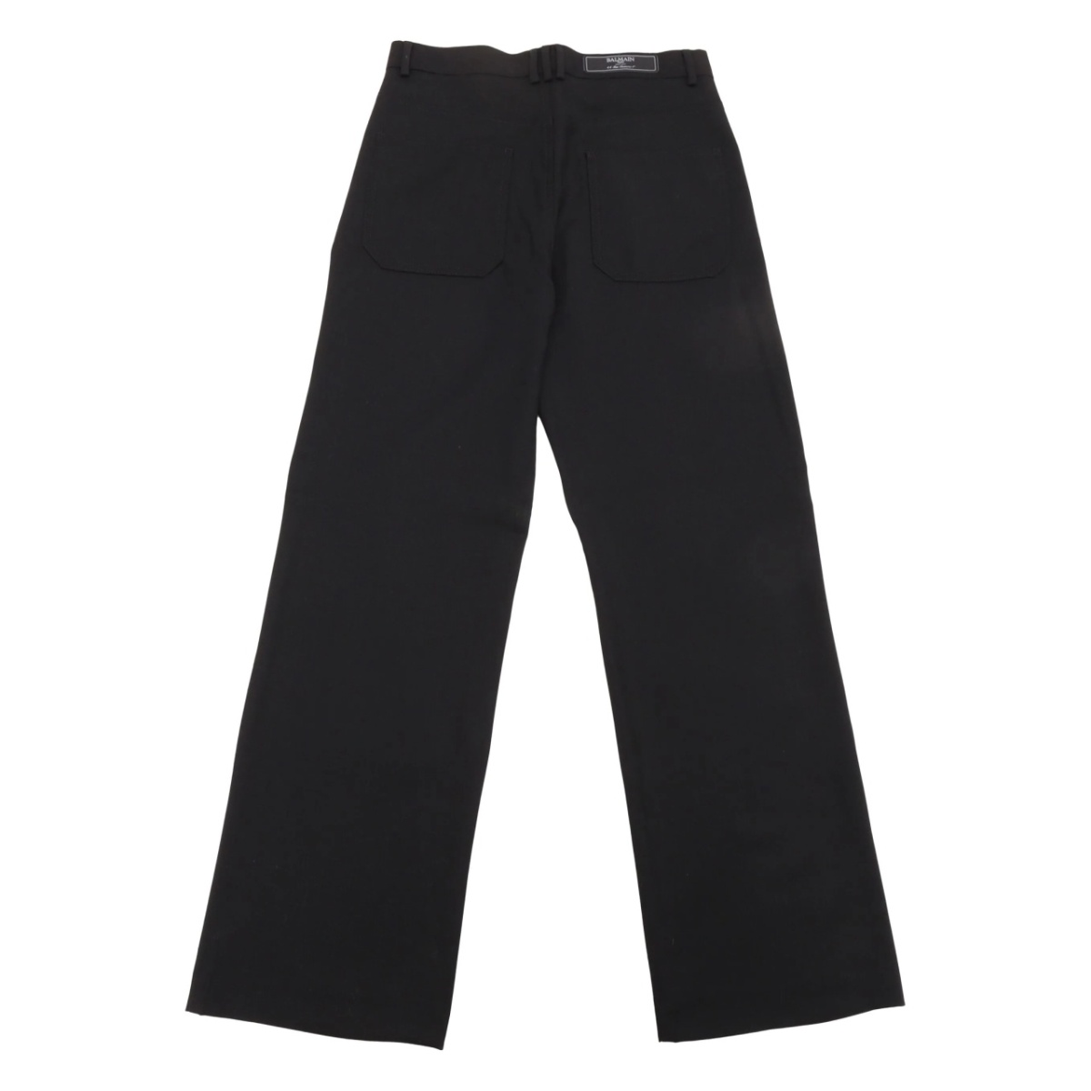 logo-patch straight-leg trousers - Img 2