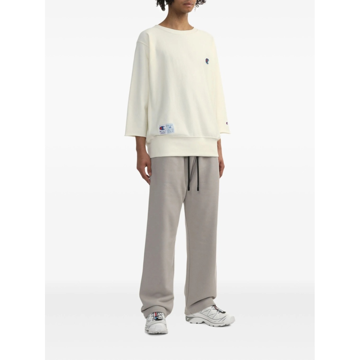 logo-patch sweatshirt - Img 2