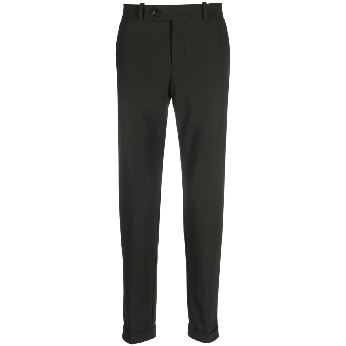 logo-patch tapered trousers