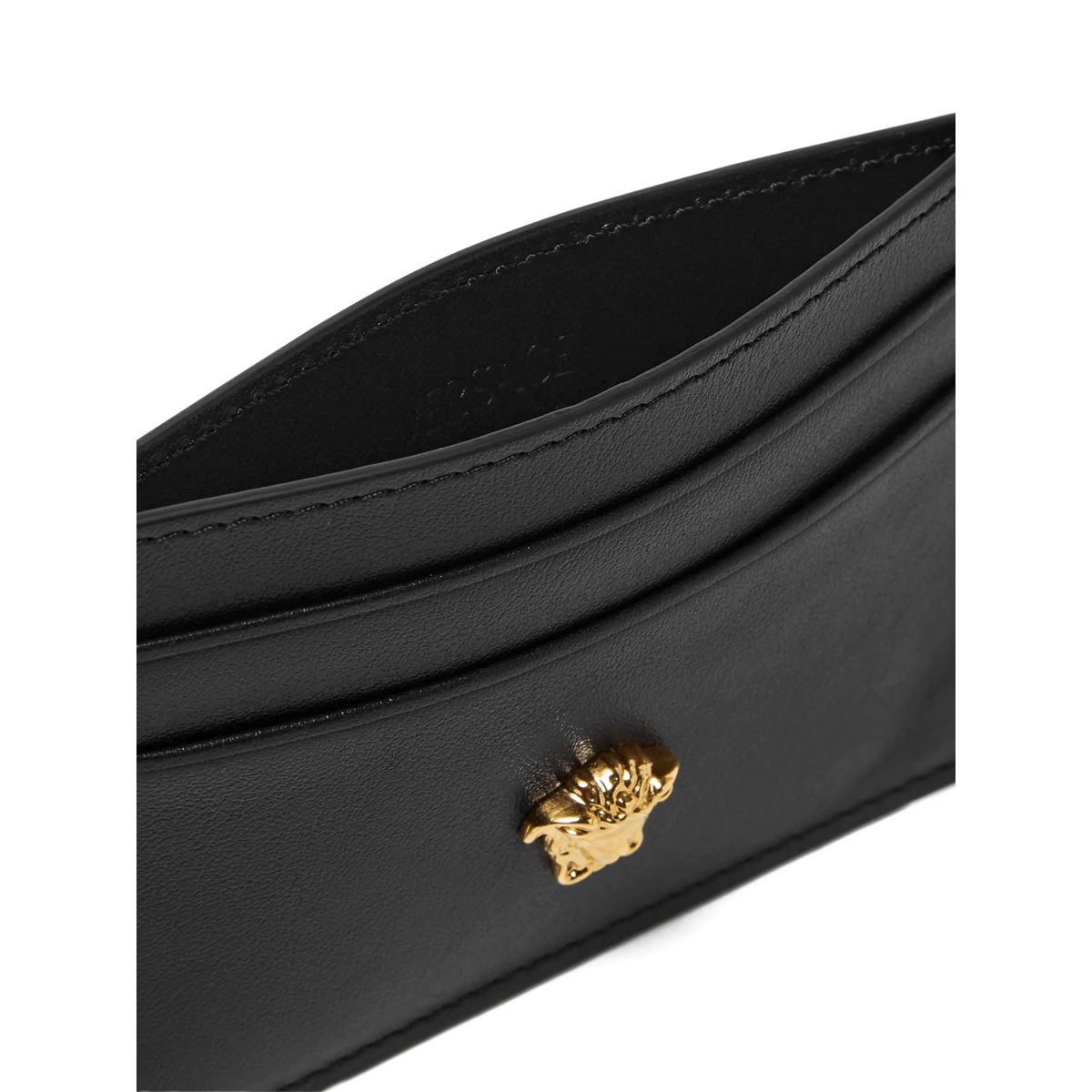 logo-plaque leather cardholder - Img 3