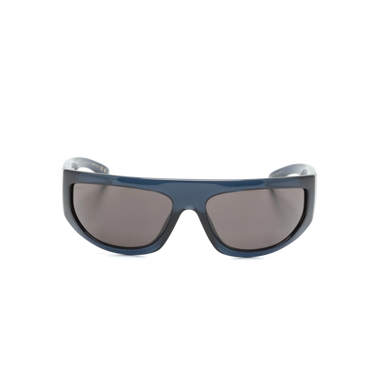 logo-plaque shield-frame sunglasses