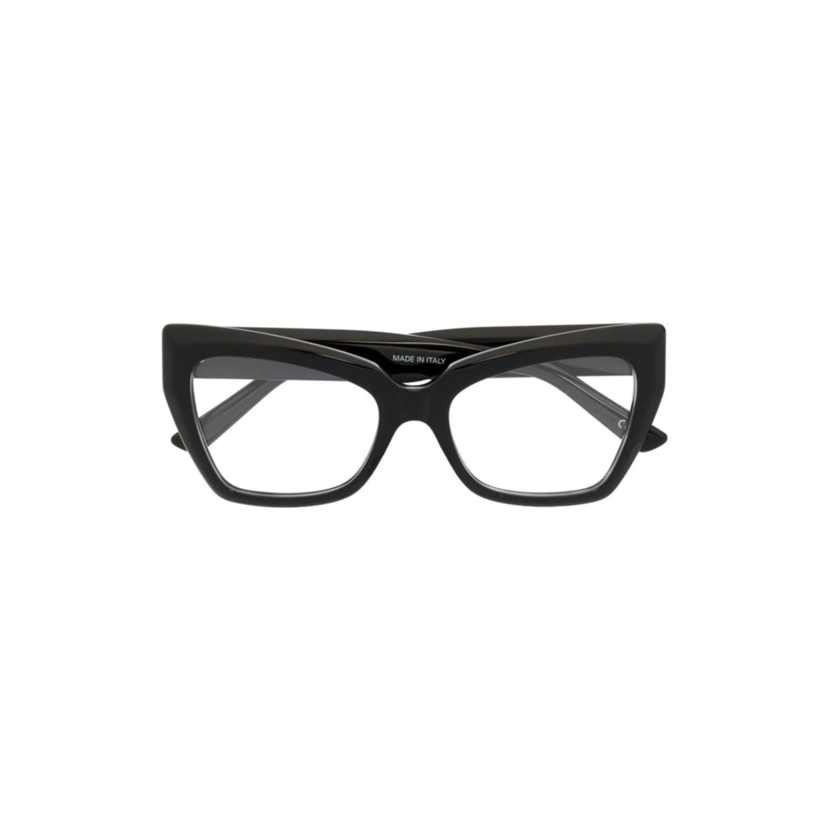 logo-plaque square-frame glasses