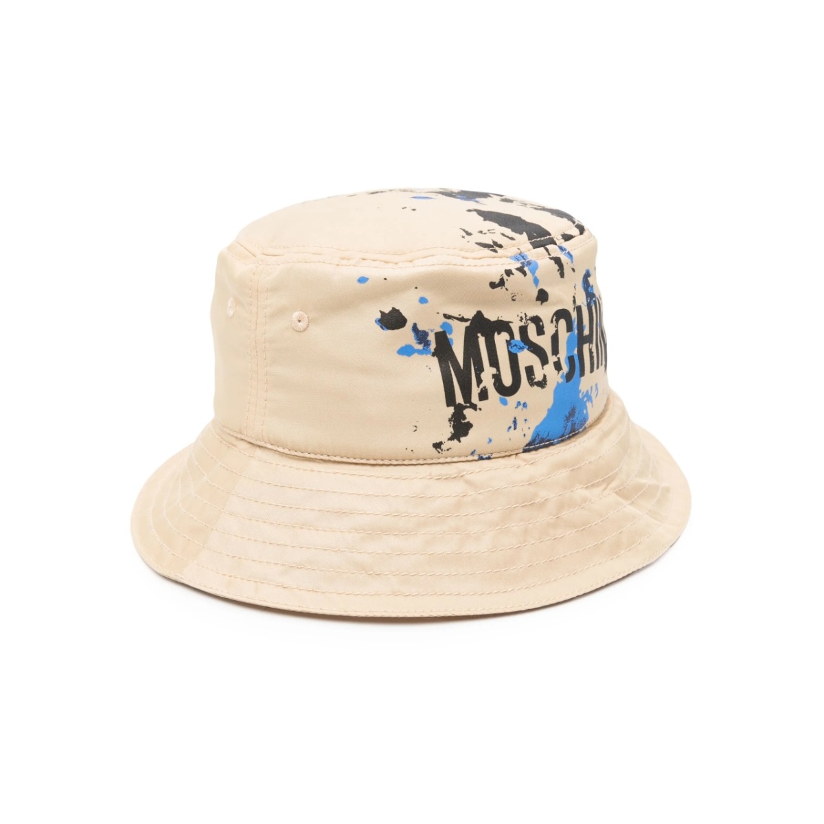 logo-print bucket hat