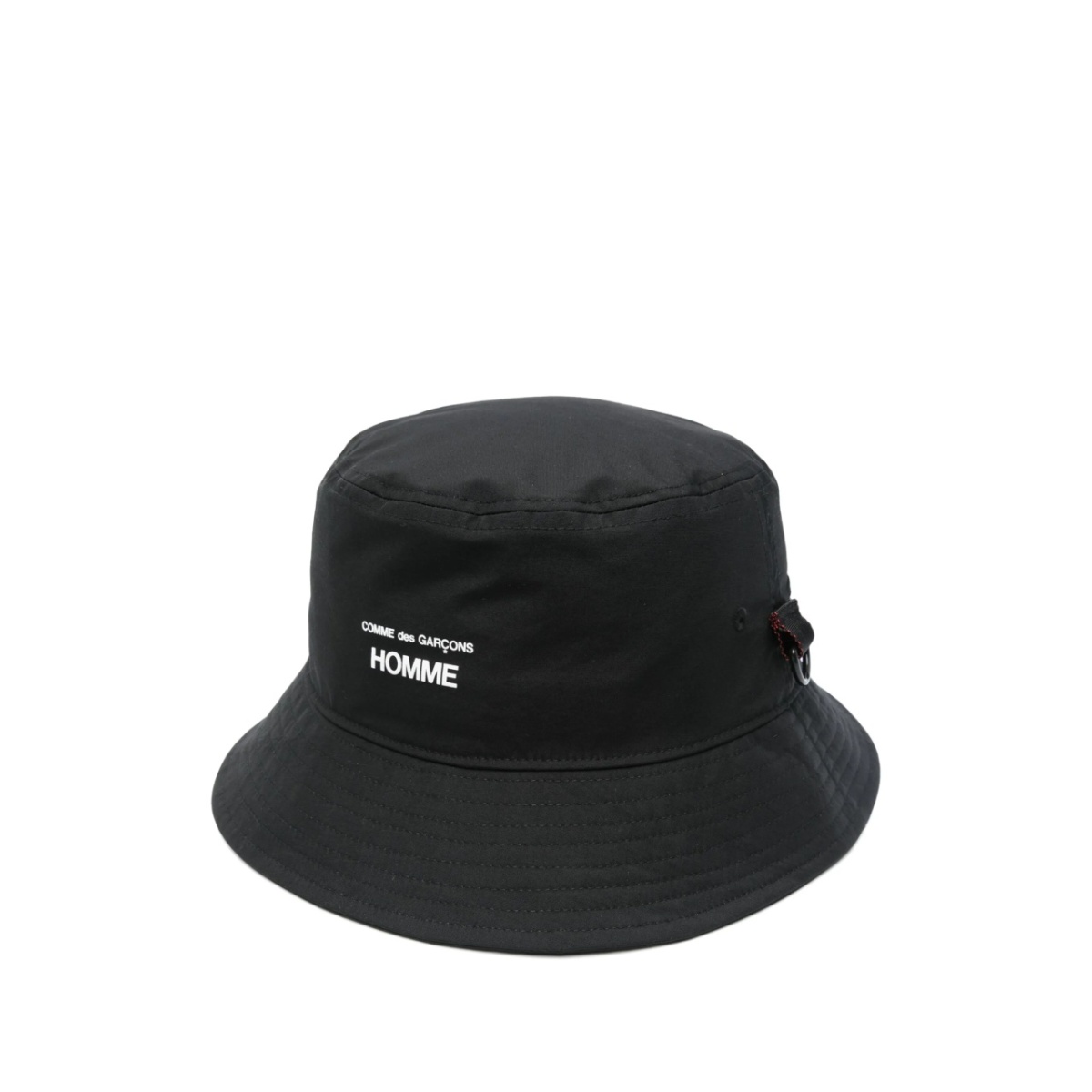 logo-print bucket hat