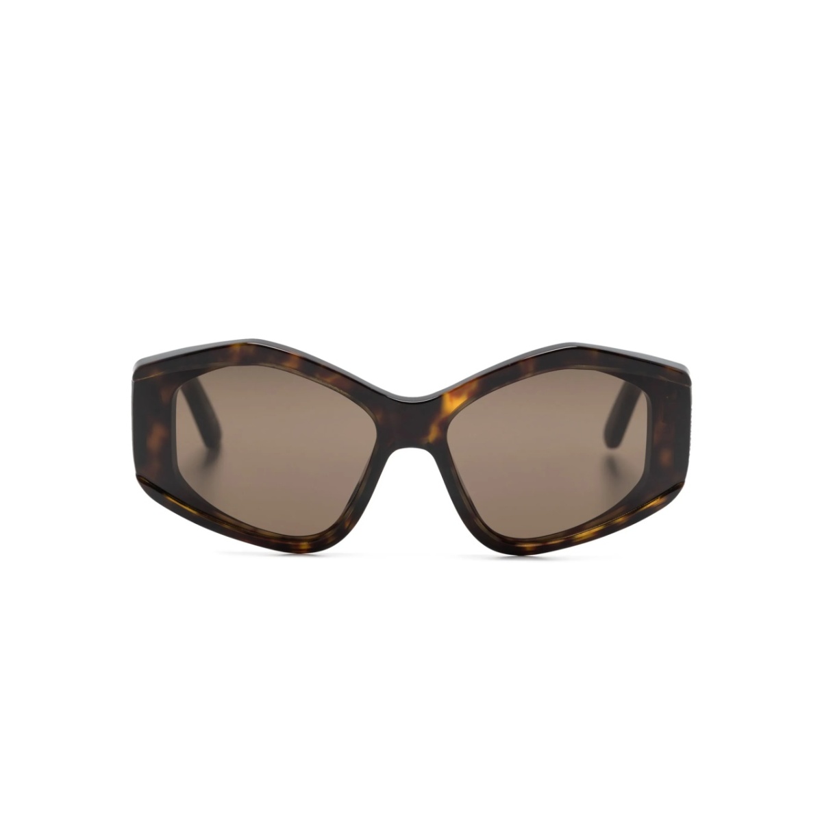 logo-print cat eye-frame sunglasses