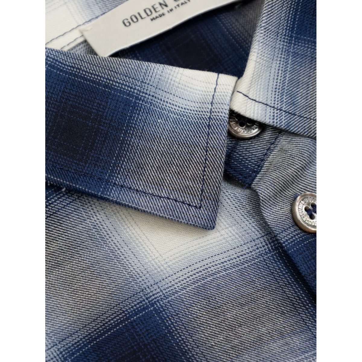 logo-print checked shirt - Img 3