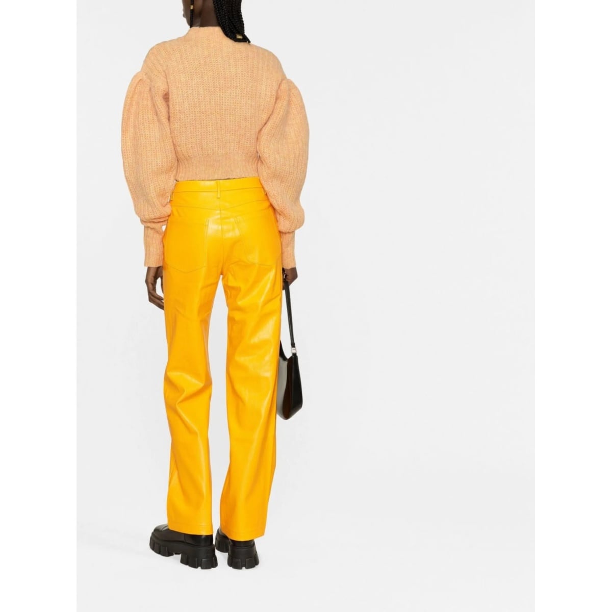 logo-print chunky-knit jumper - Img 4