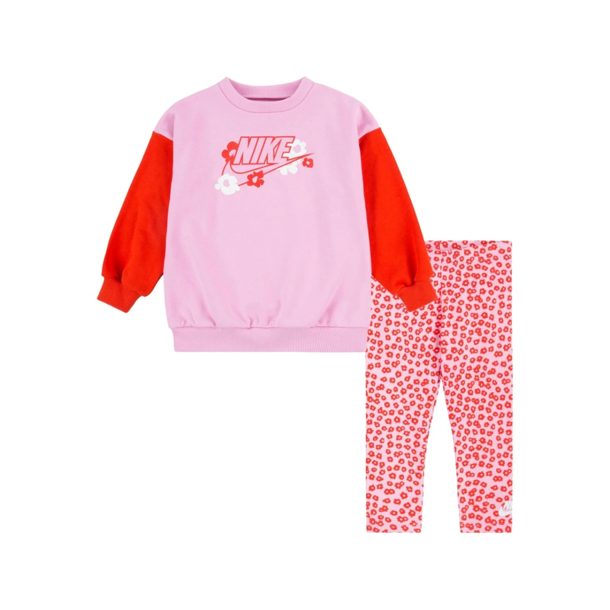 logo-print colour-block tracksuit set