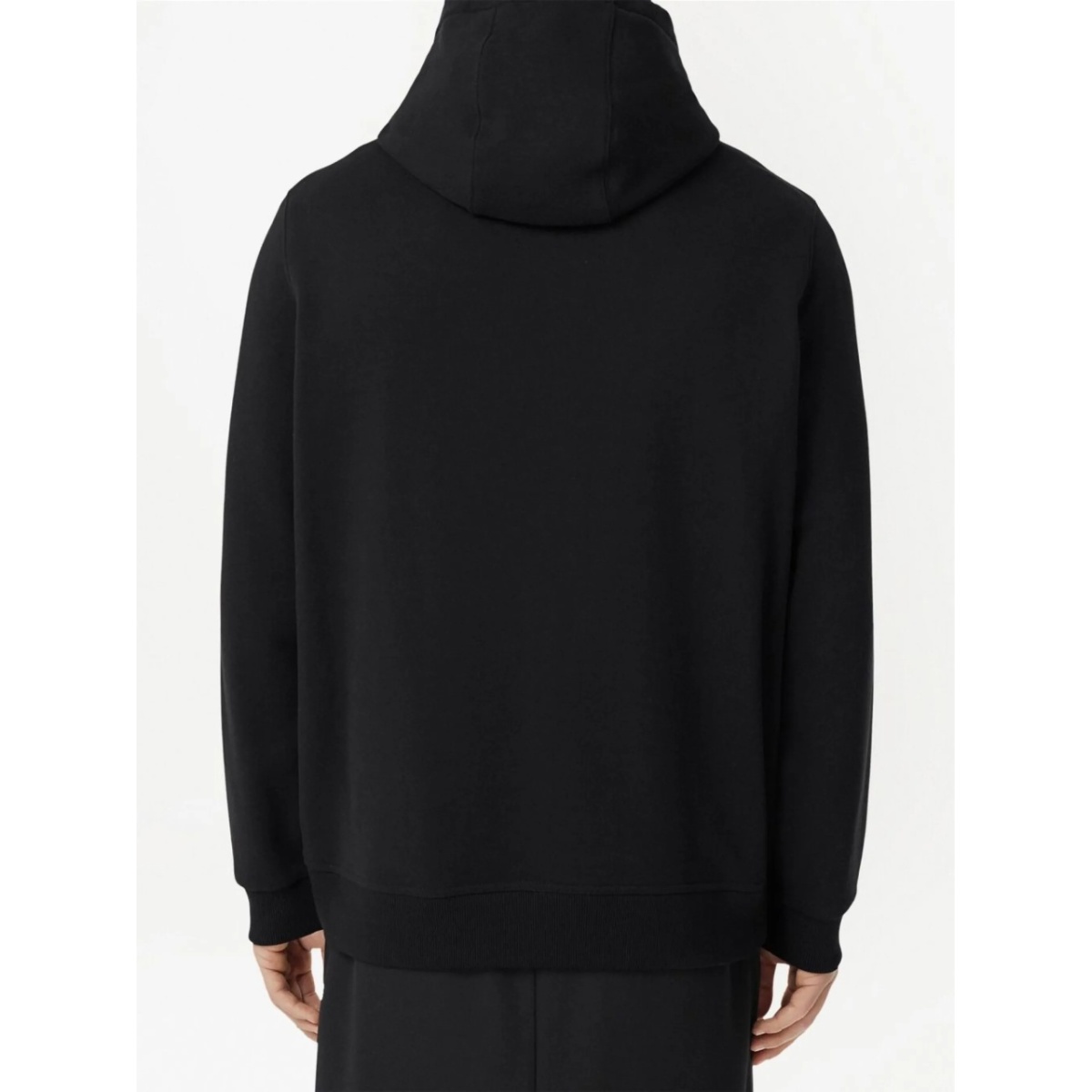 logo-print cotton hoodie - Img 4