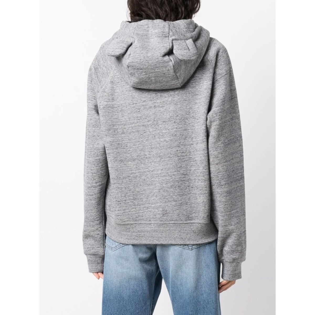 logo-print cotton hoodie - Img 4
