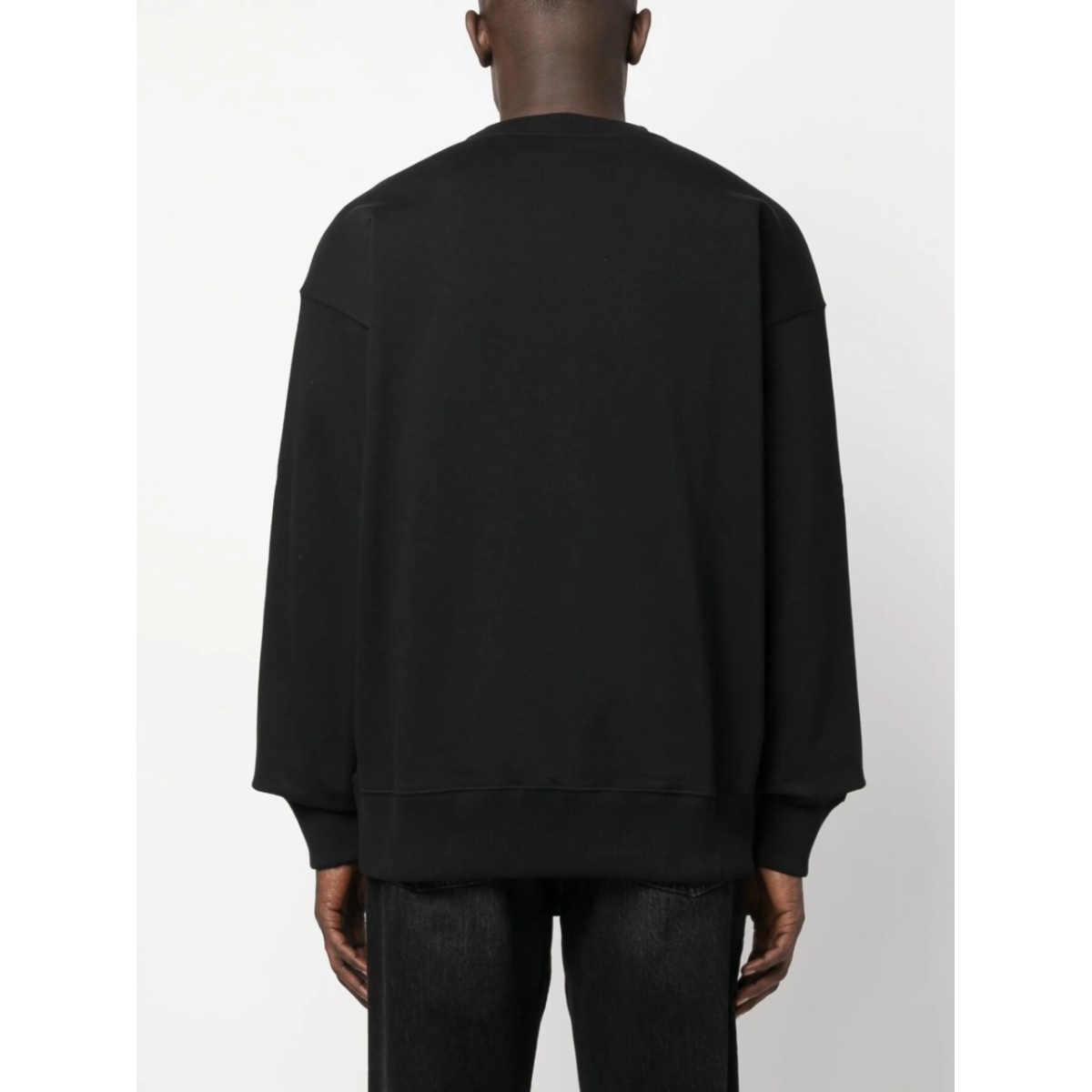 logo-print cotton sweatshirt - Img 4