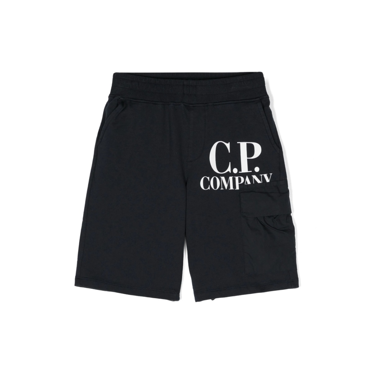 logo-print cotton track shorts