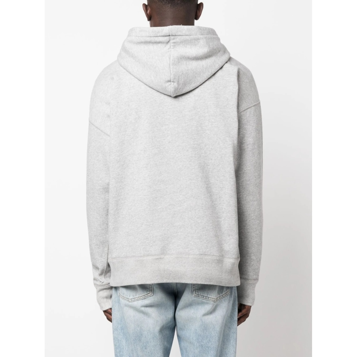 logo-print drawstring hoodie - Img 4