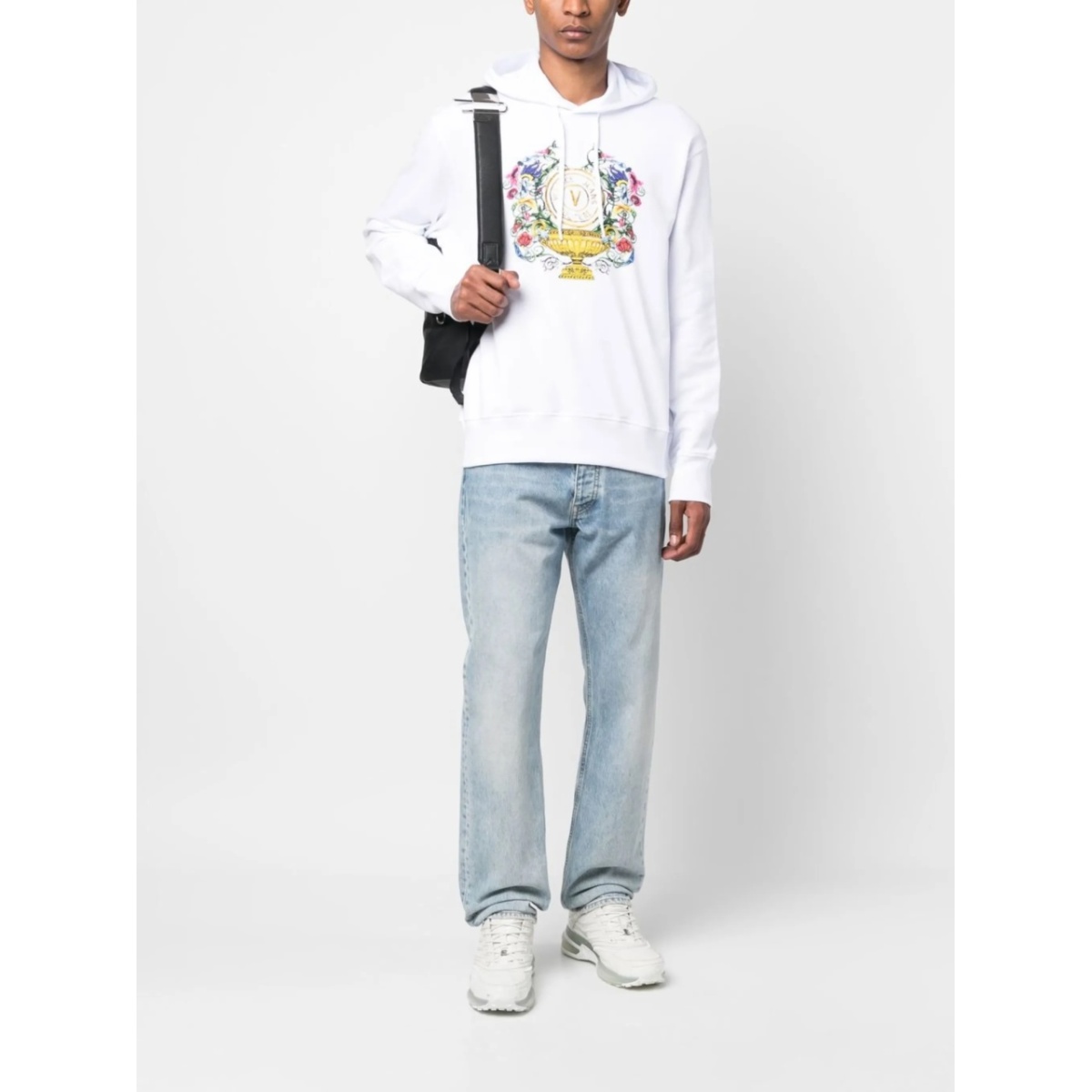 logo-print hoodie - Img 2