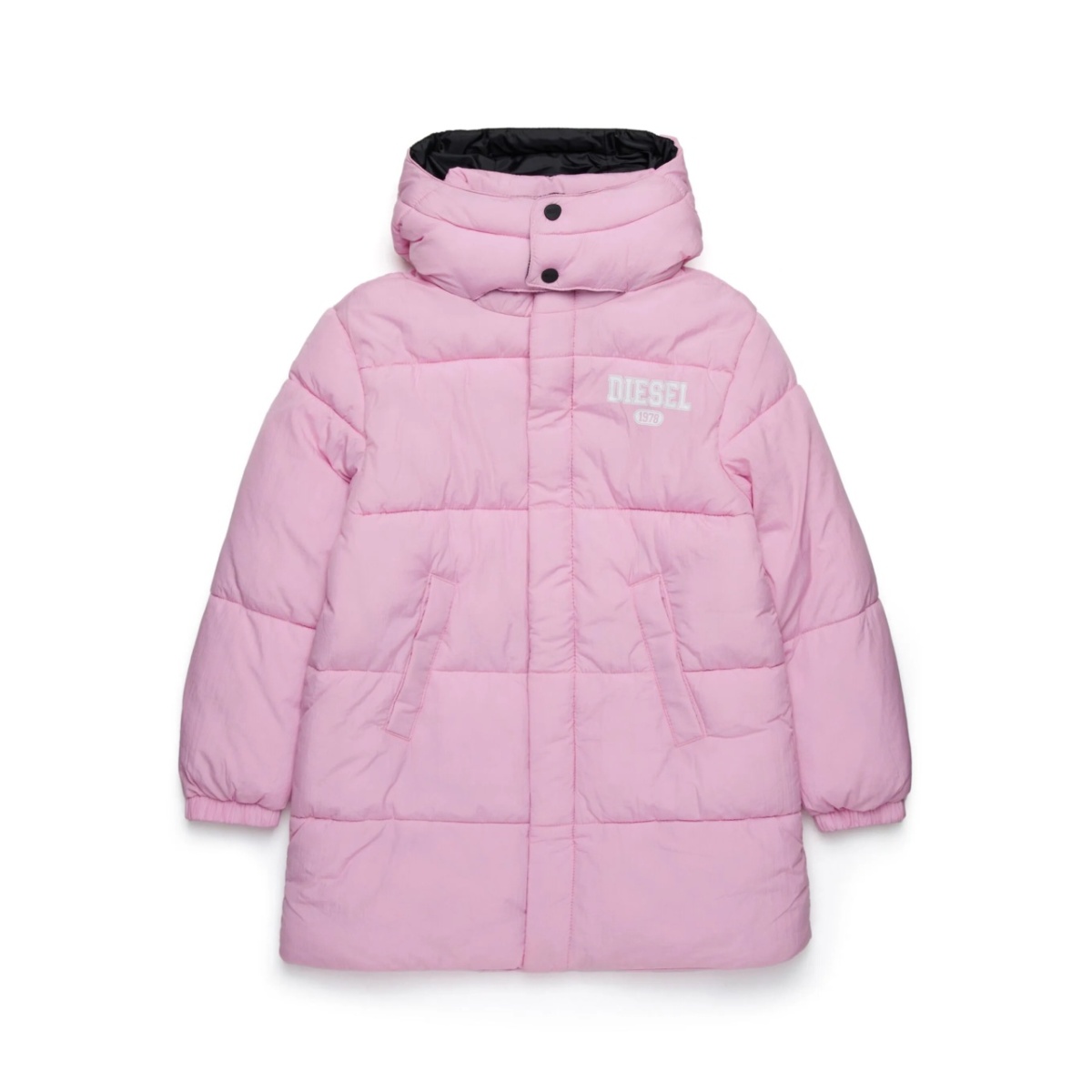 logo-print padded jacket