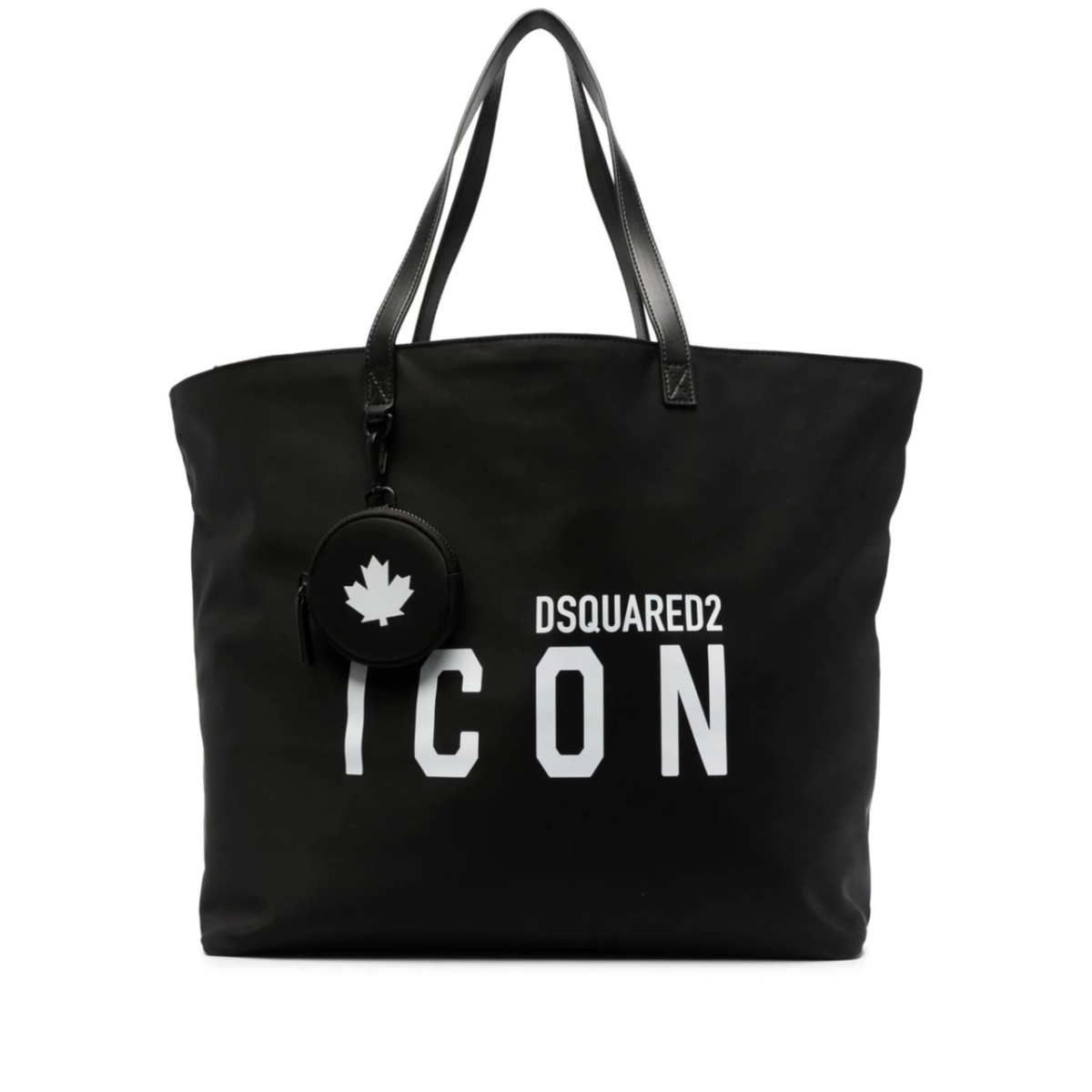 logo-print tote bag