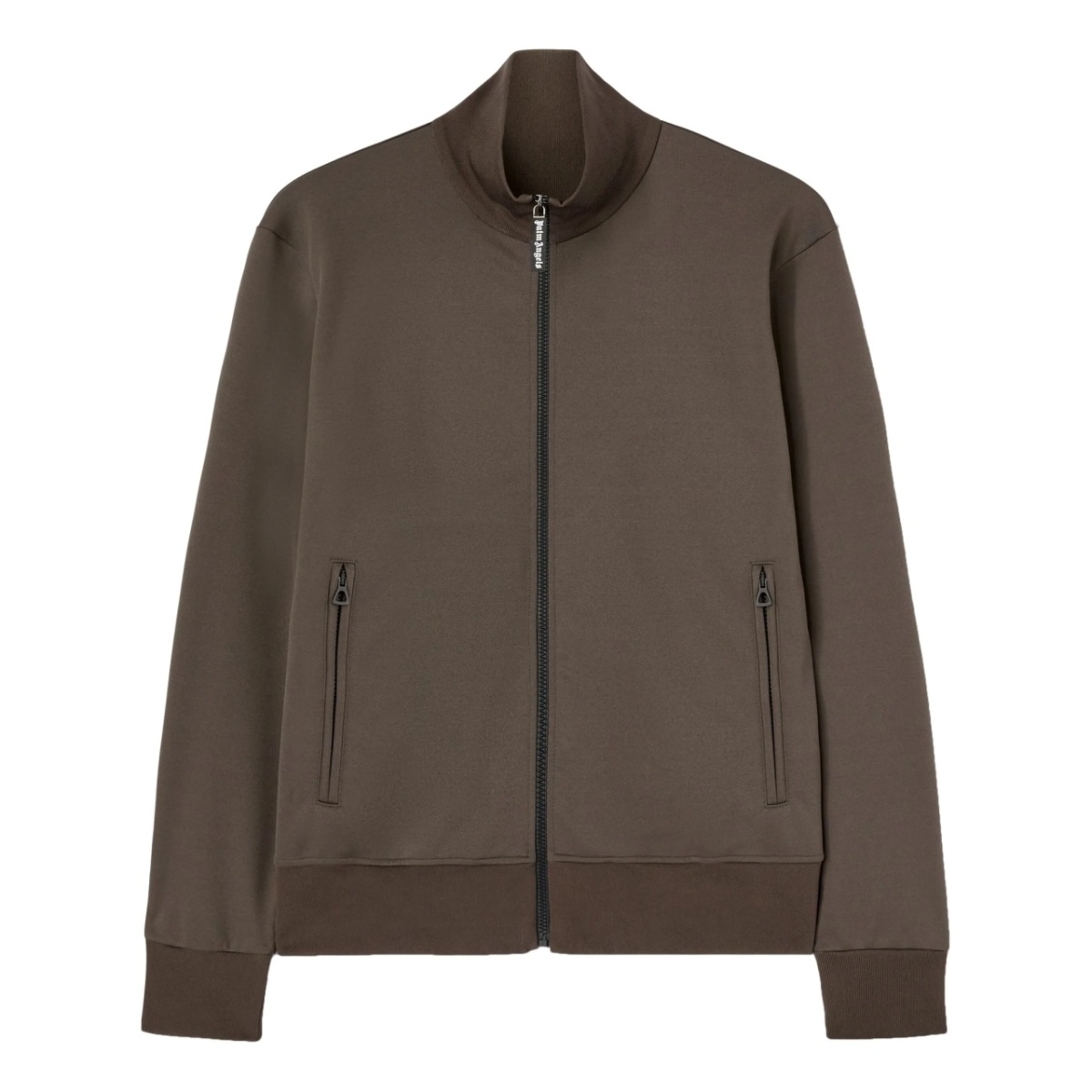 logo-print zip-up track jacket