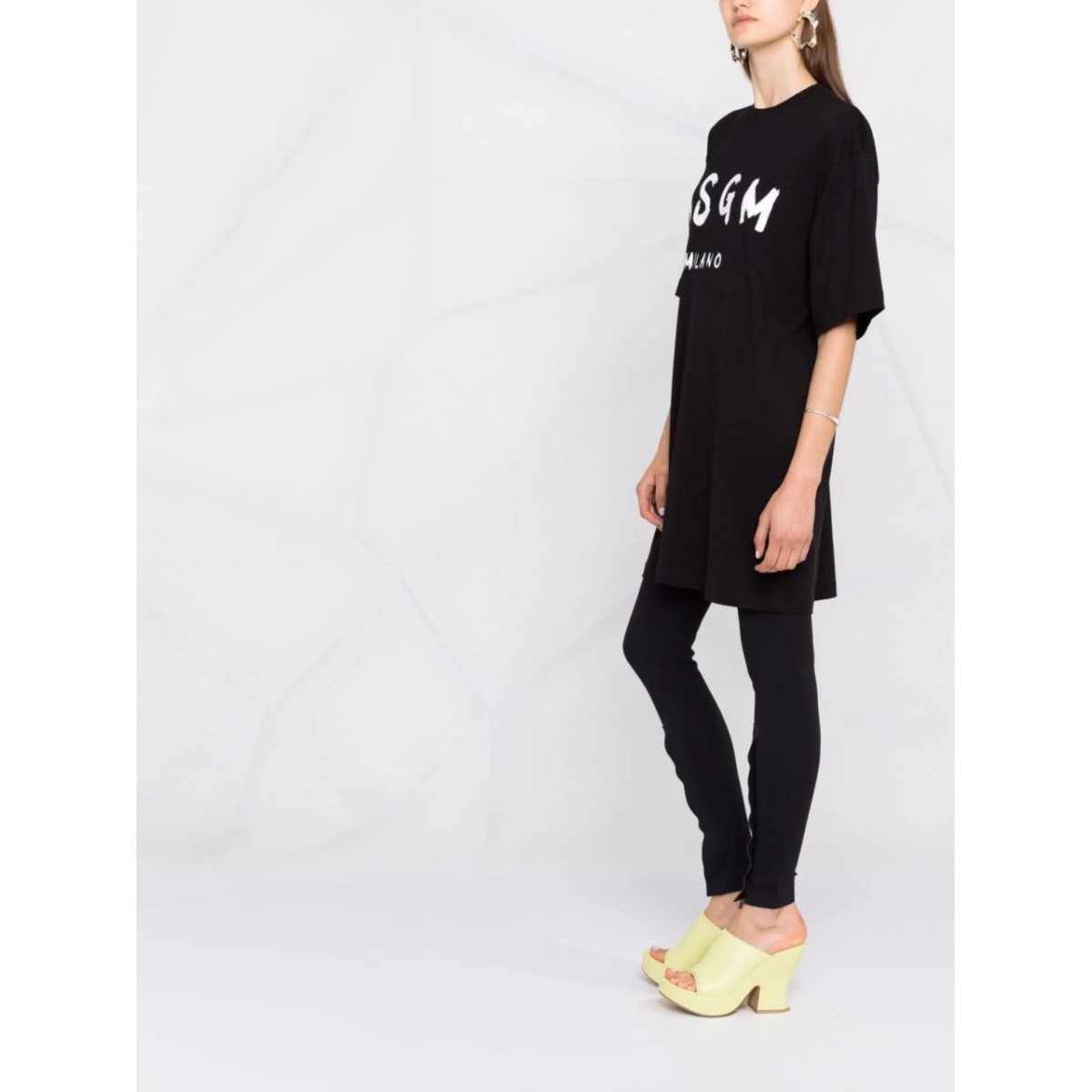 logo-printed T-shirt dress - Img 4