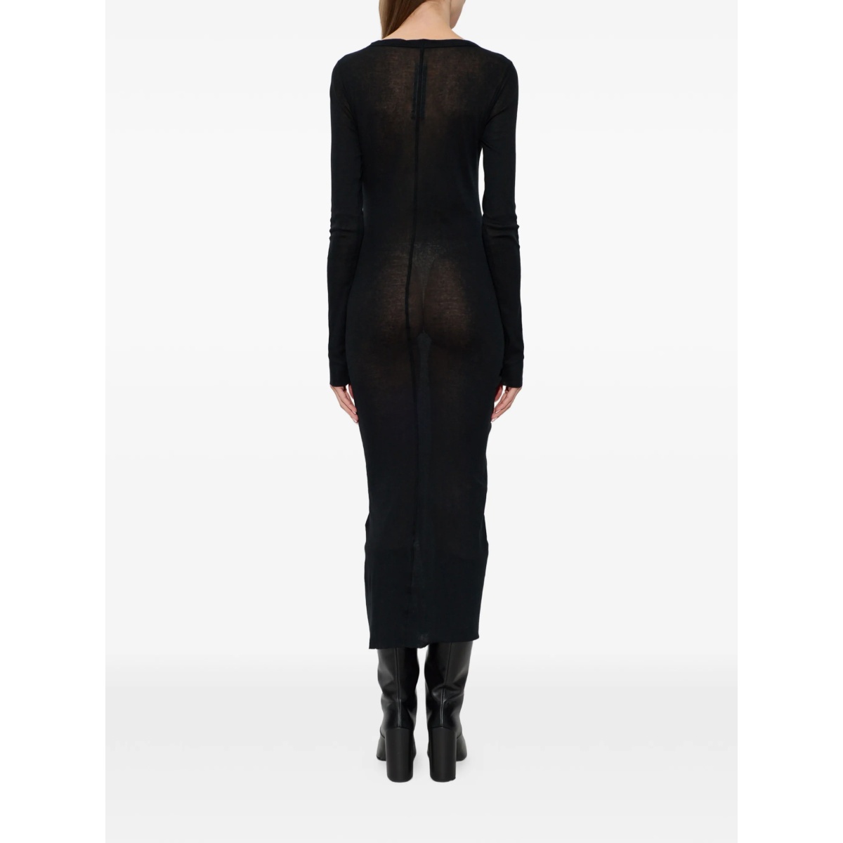 long-sleeve midi dress - Img 4