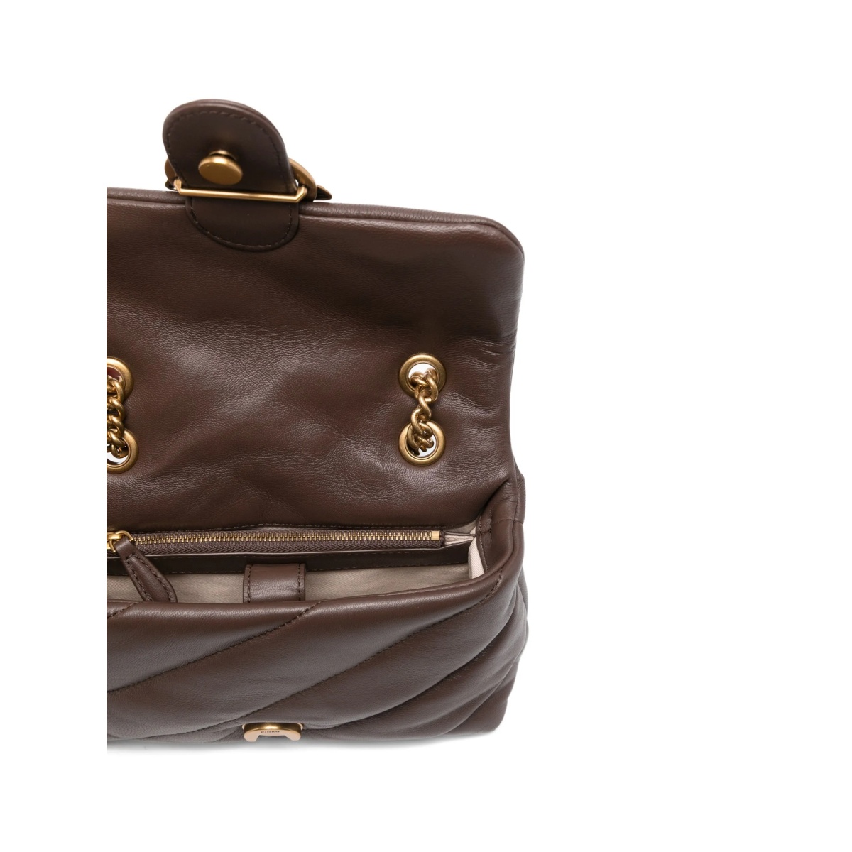 Love quilted logo-plaque shoulder bag - Img 5