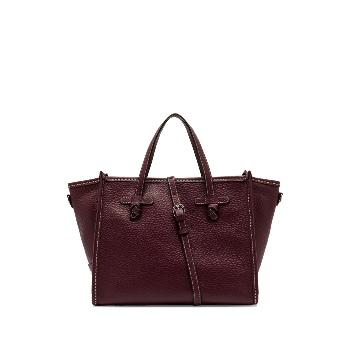 Marcella knotted leather tote bag