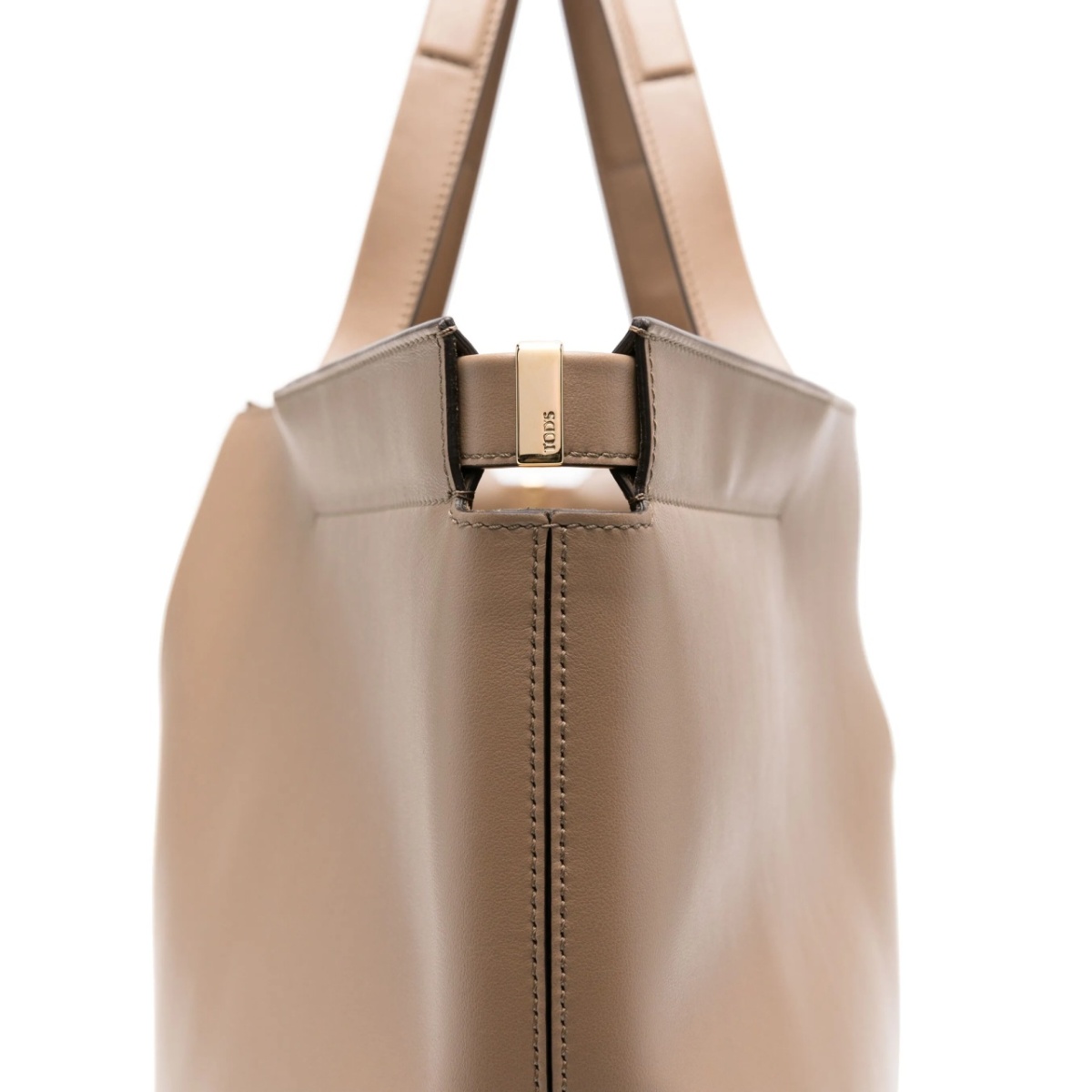 medium leather tote bag - Img 4