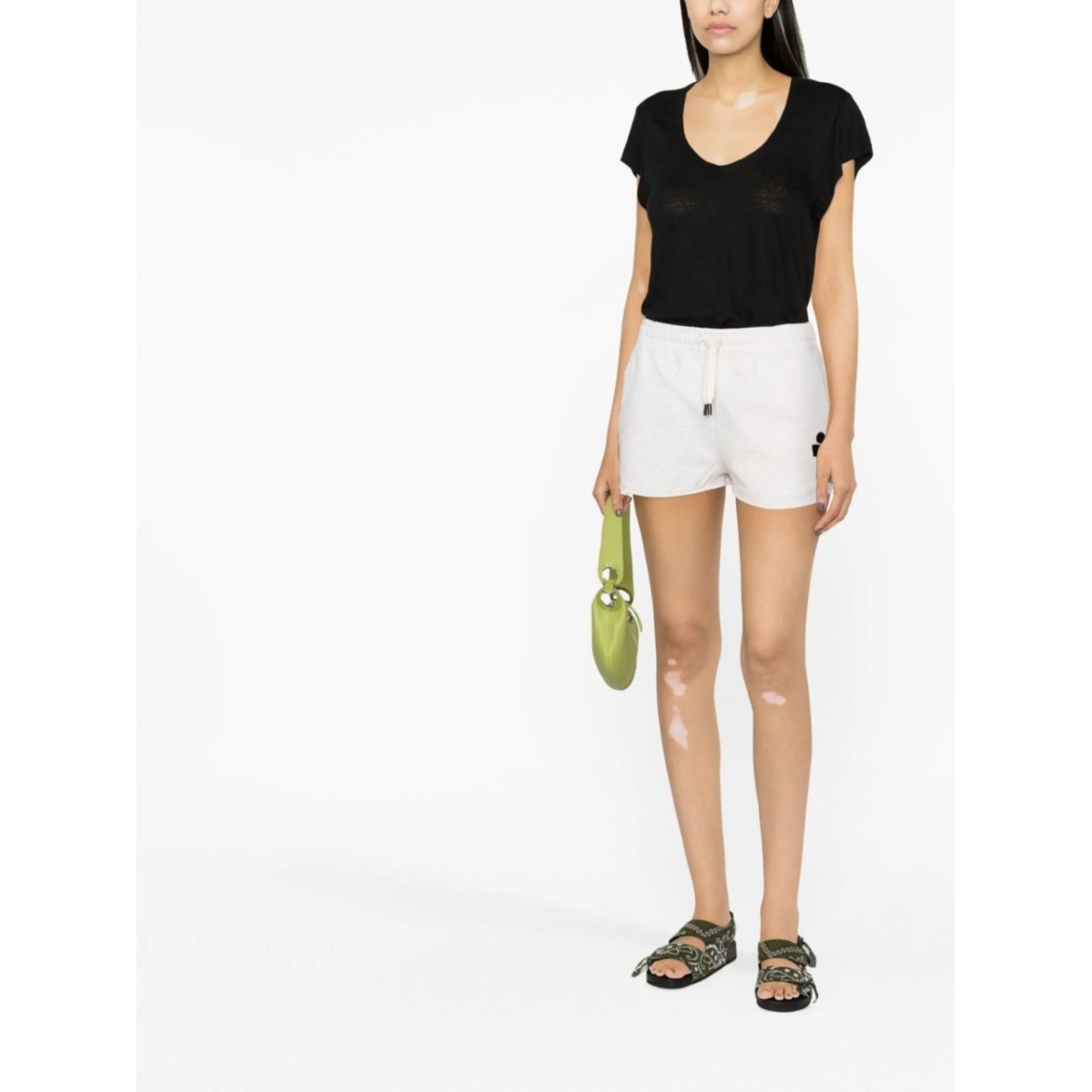 Mifa logo-print track shorts - Img 2