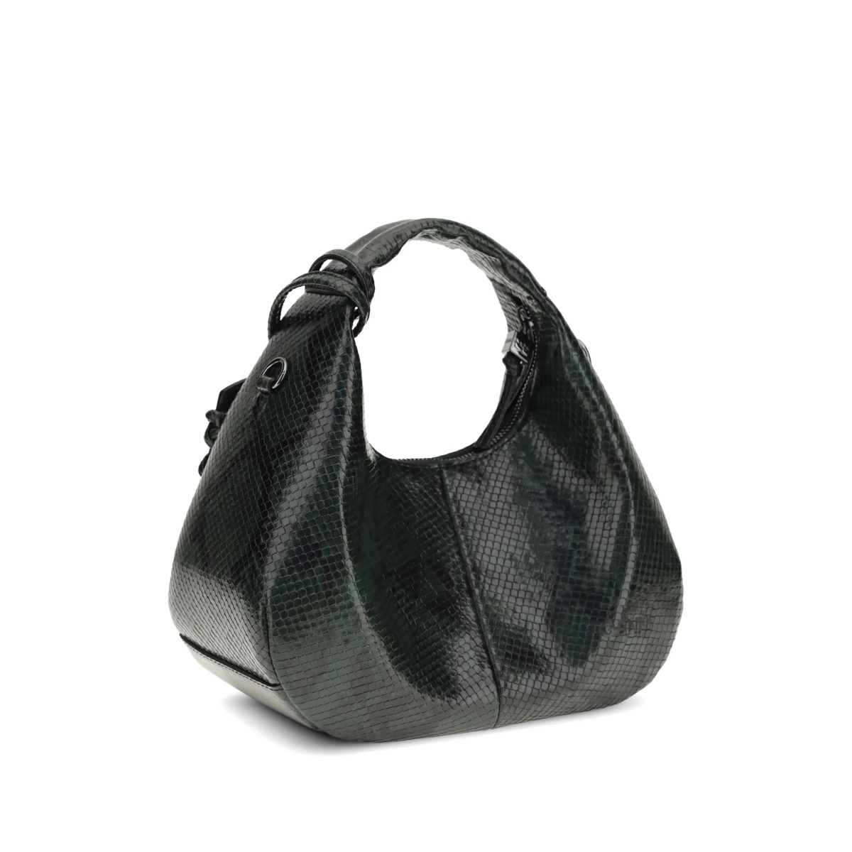 mini snake-effect shoulder bag - Img 2