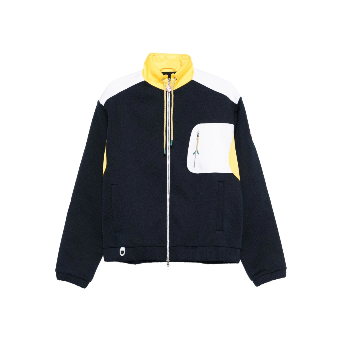 monogram-jacquard jacket
