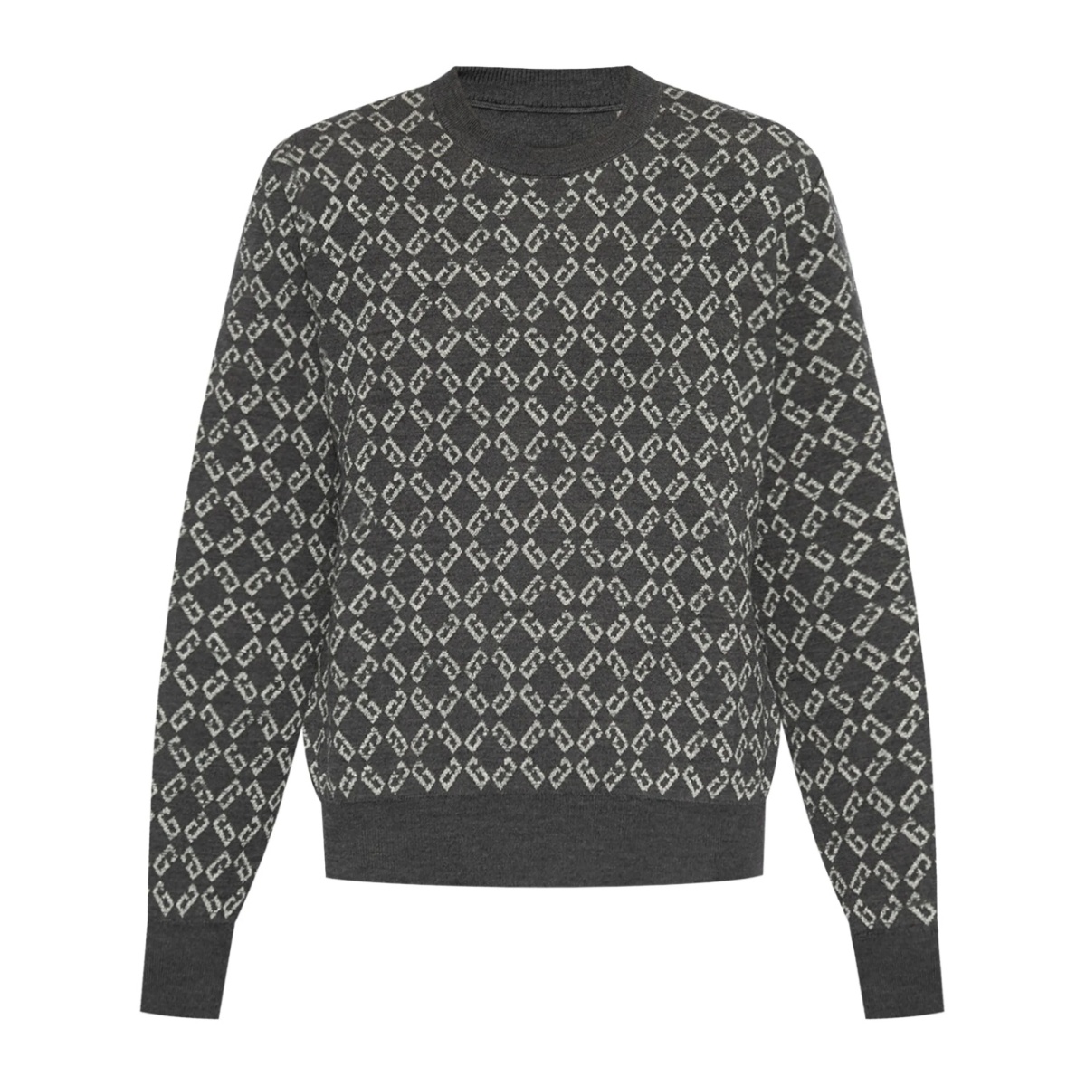 monogram-jacquard jumper