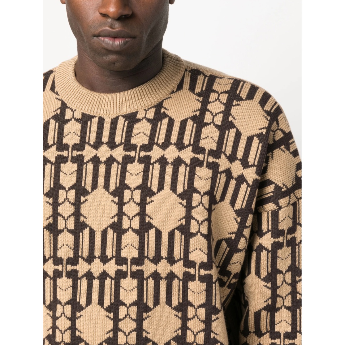 monogram-jacquard jumper - Img 5