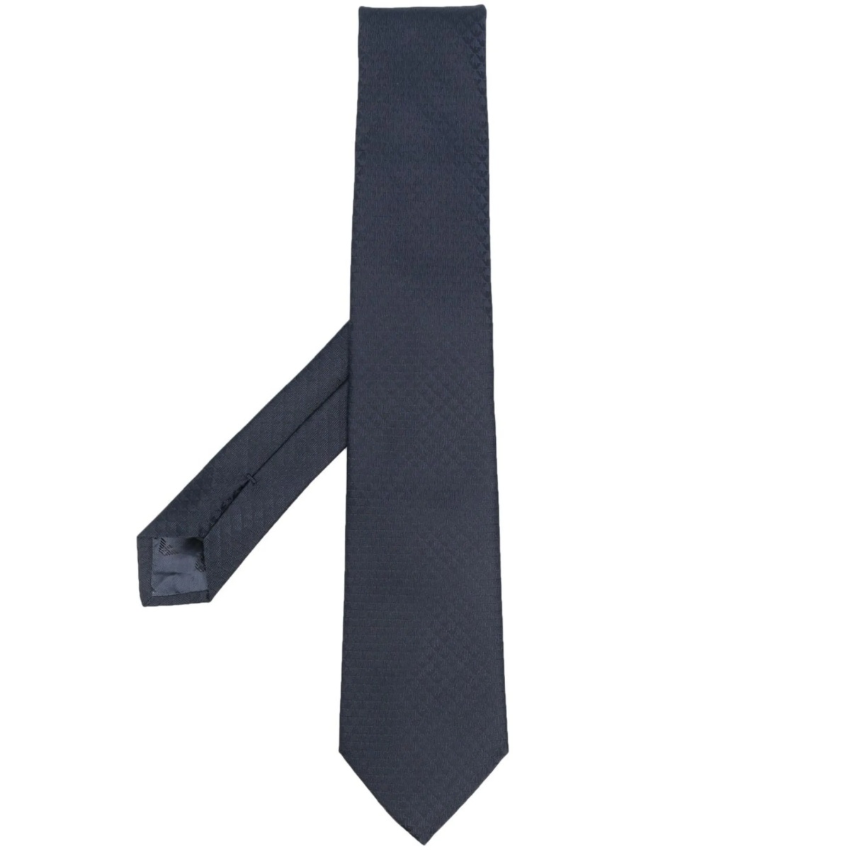 monogram silk tie