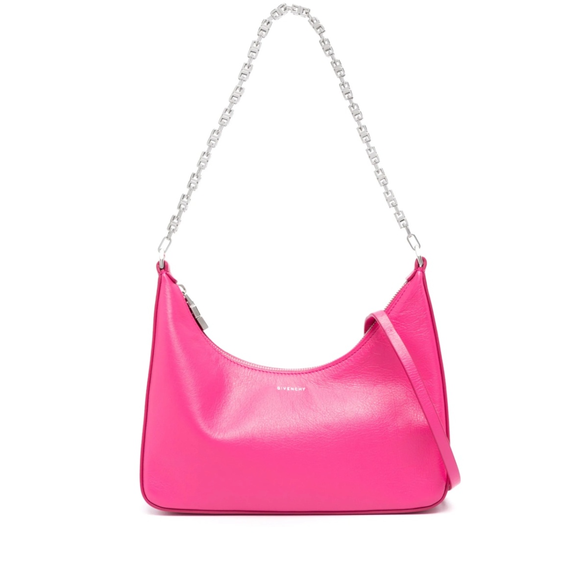 Moon leather shoulder bag
