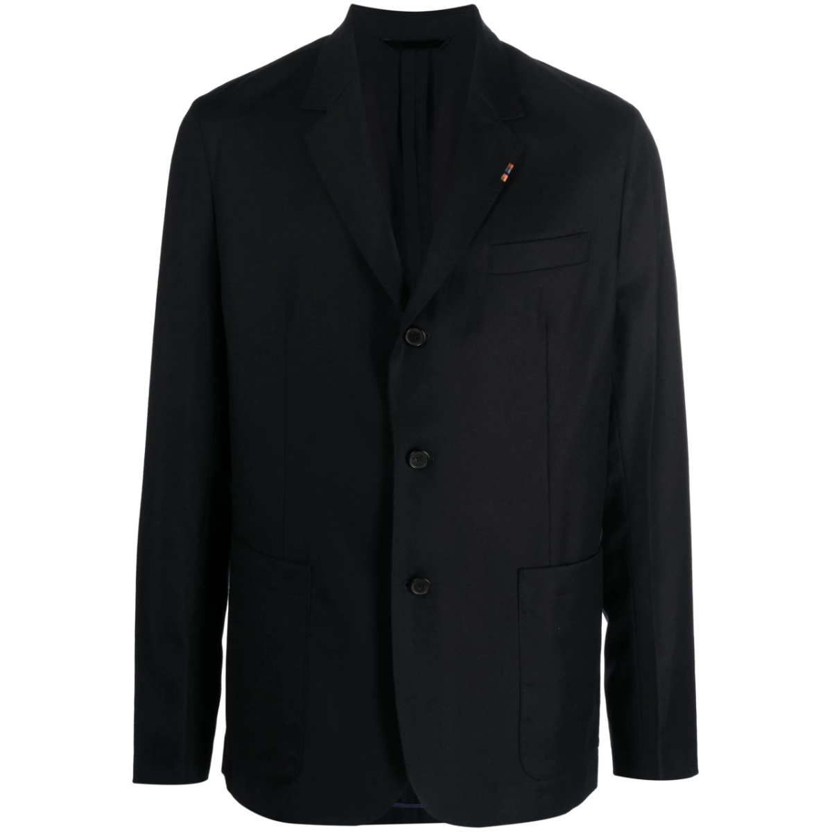 notched-lapels single-breasted blazer