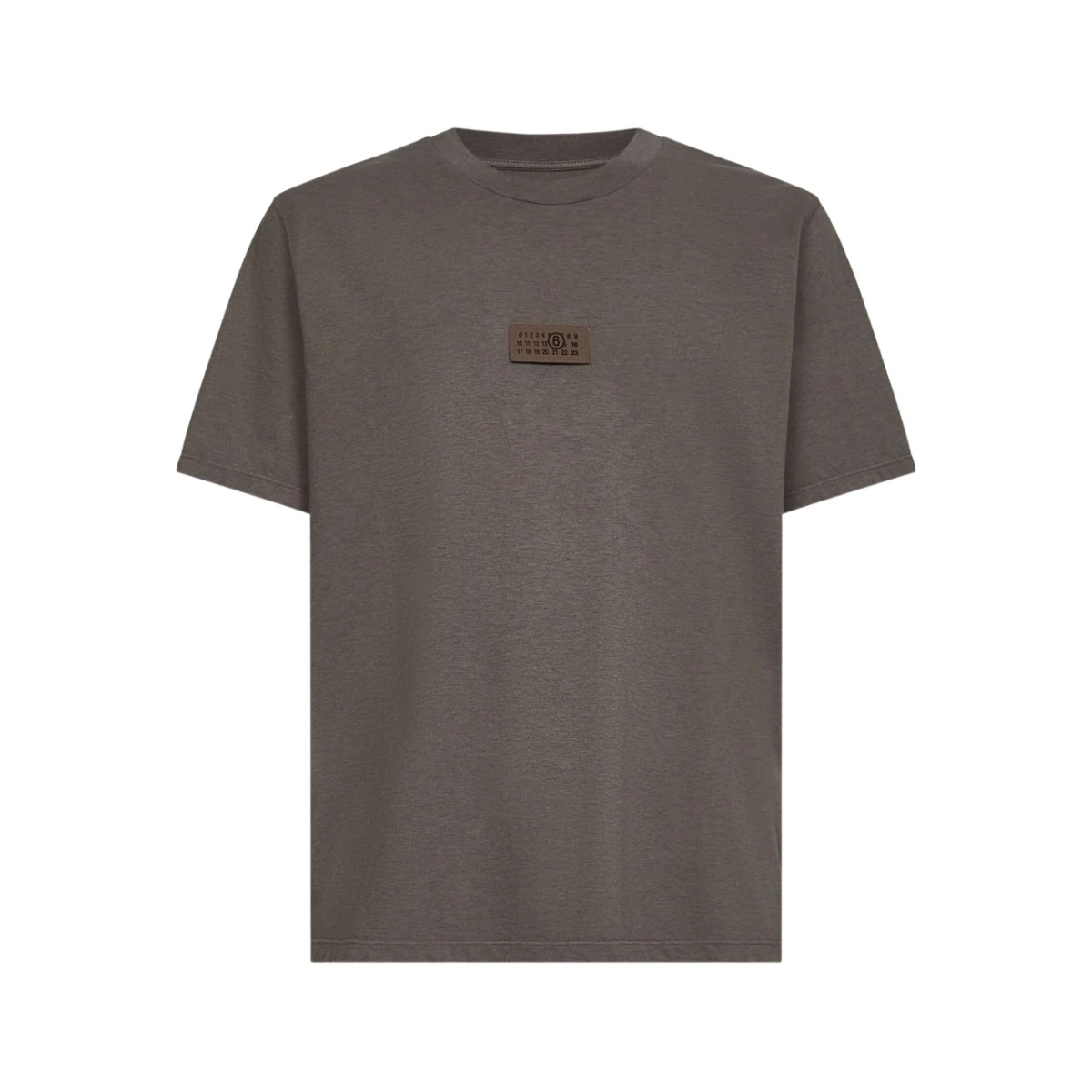 numbers-motif cotton T-shirt