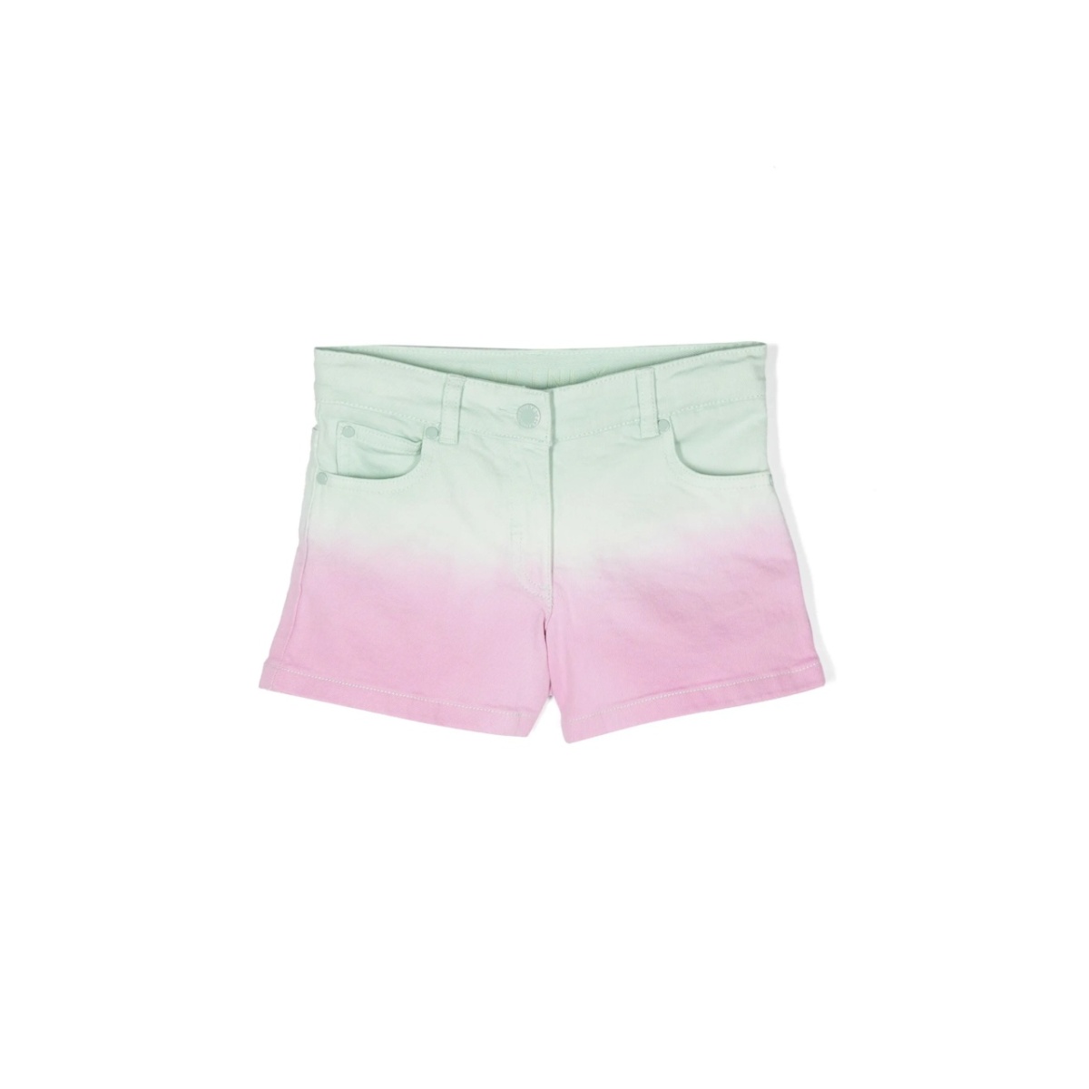 ombré-effect denim shorts