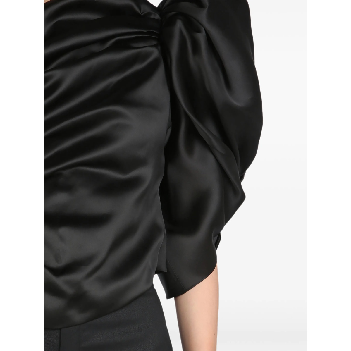 one-shoulder bow top - Img 2
