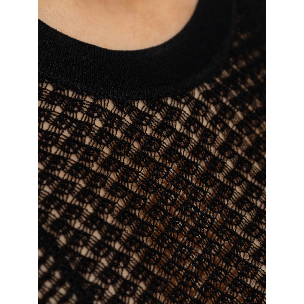 open-back knitted maxi dress - Img 4