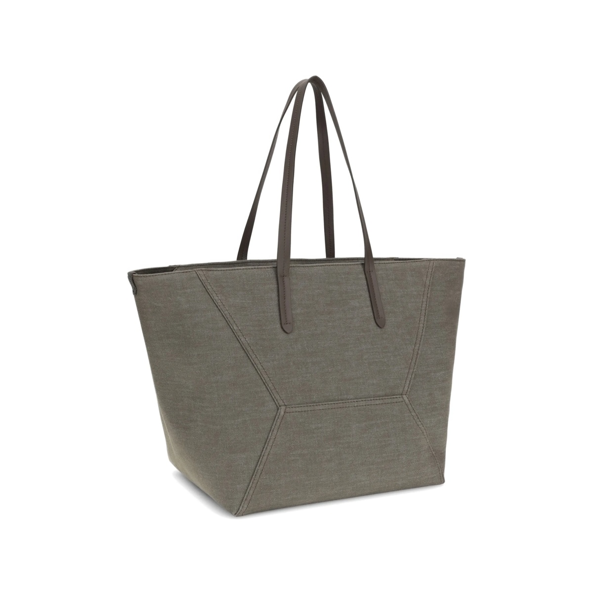 open-top panelled tote bag - Img 3